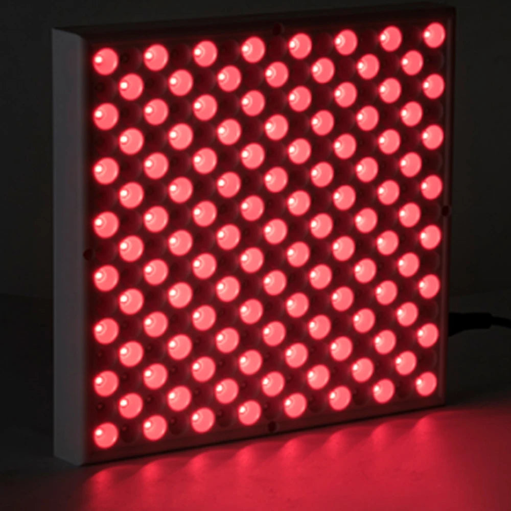 Anti Aging 850nm Infrared Panel Therapy, 660nm Red LED Facial Light Therapy  225 LED Red Light