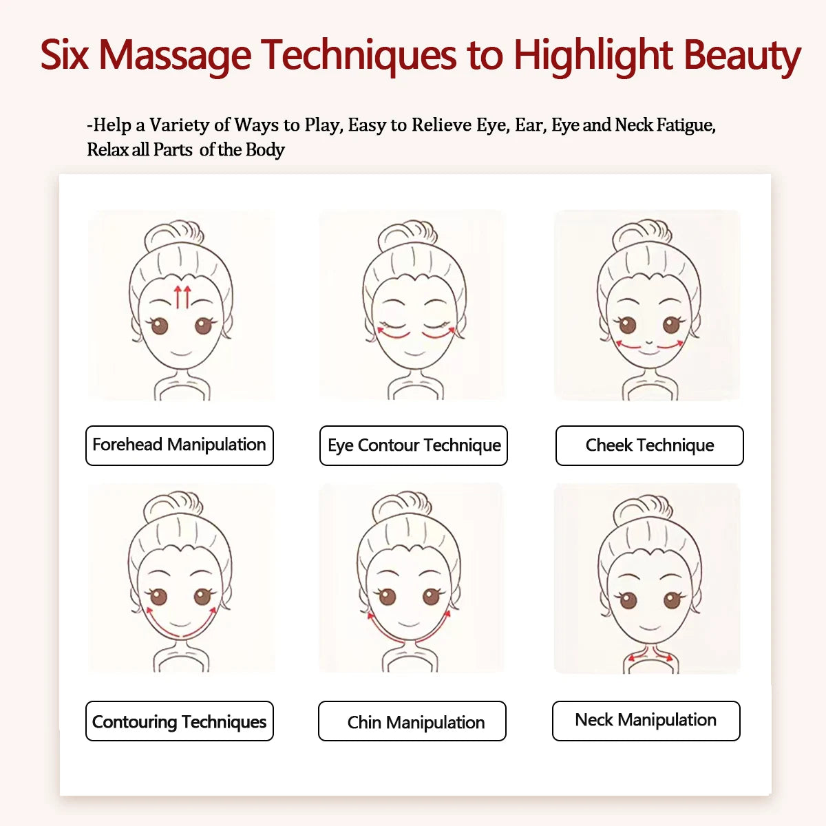 2pcs Double-end Gua Sha Massage Roller Neck Face Board Facial Skin Lifting Scraper Anti-Wrinkle Beeswax Stone Scraping Massager