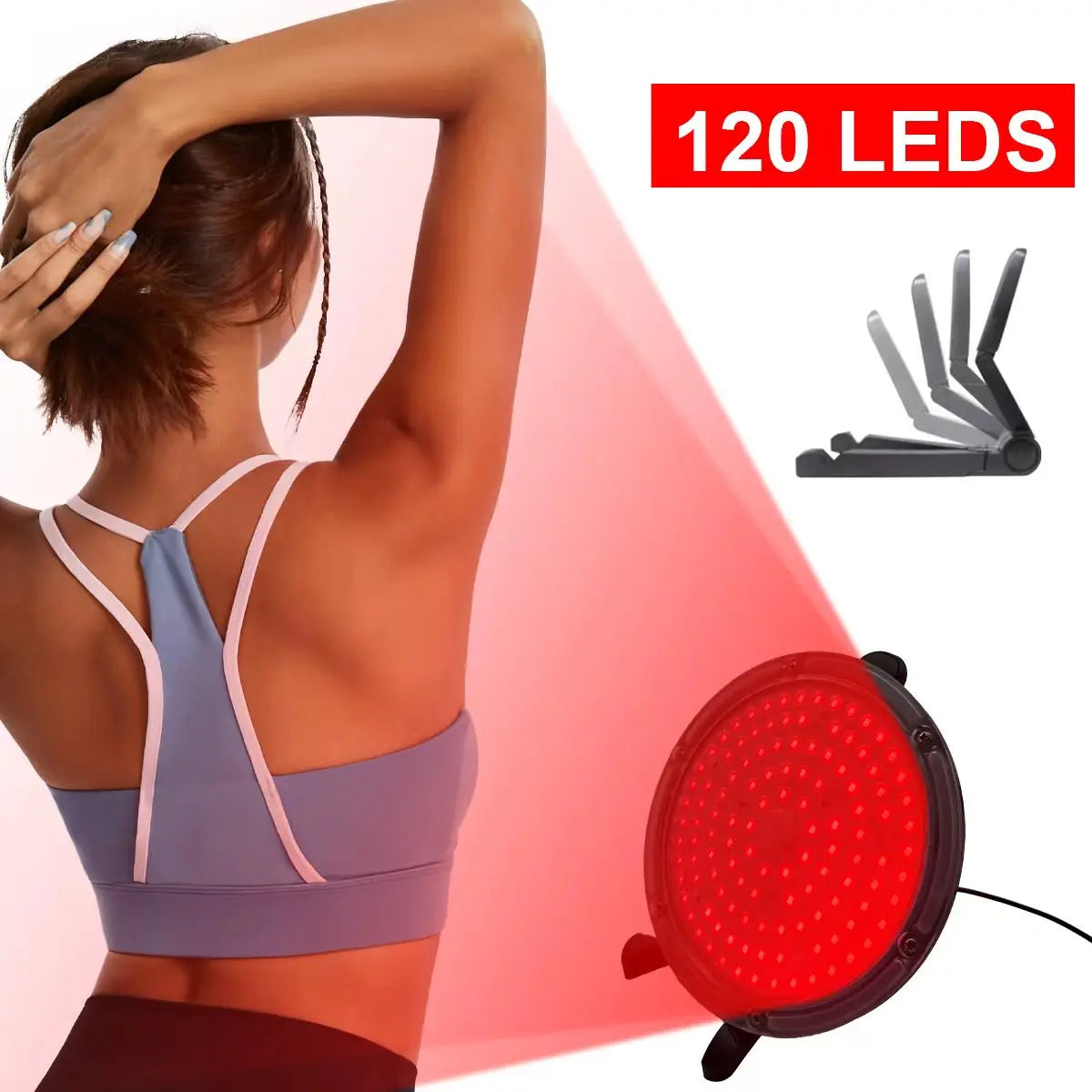 660nm LED red light panel lamp  120 LEDs body skin care equipment, household beauty products  Relieves pain, gift for parents